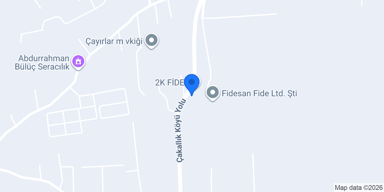 A-FİDE ÜRETİM(AGRTC) konumu