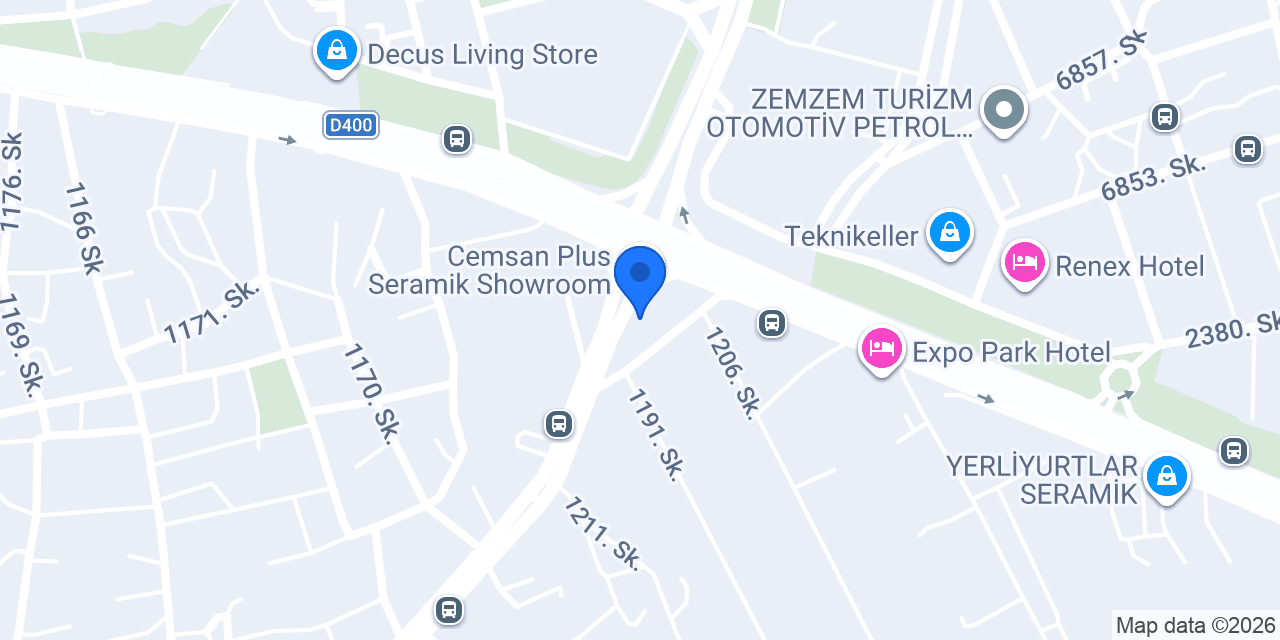 Cemsan Plus (MERCAN) Seramik Showroom konumu