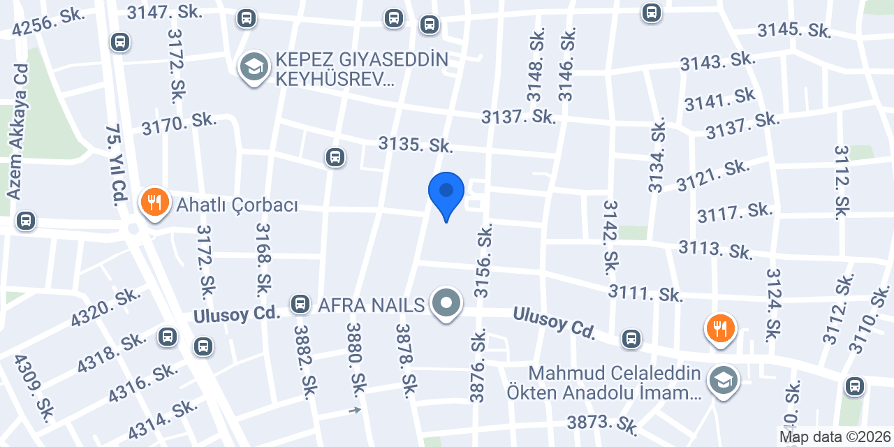 Ahatlı Anaokulu konumu