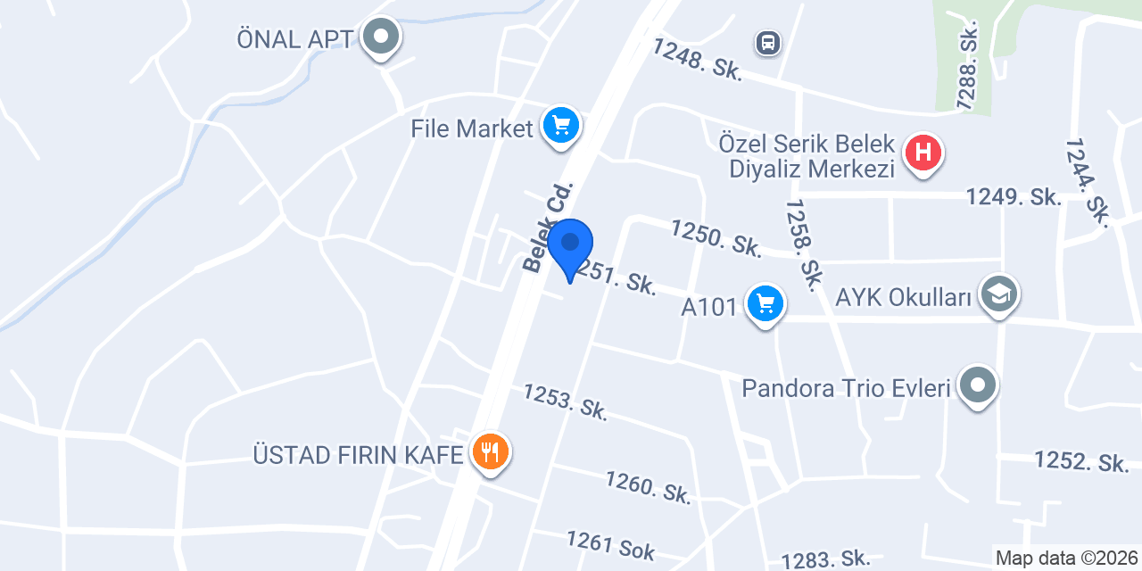 Antep Sofrası konumu