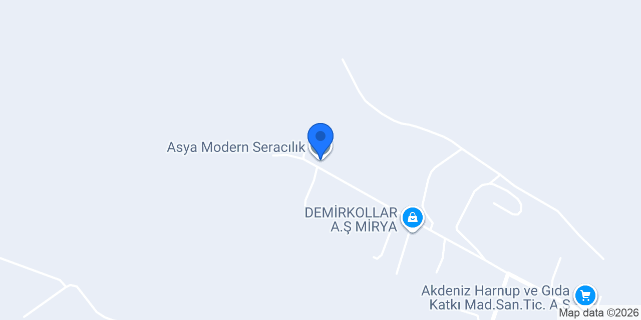 Asya Modern Seracılık konumu