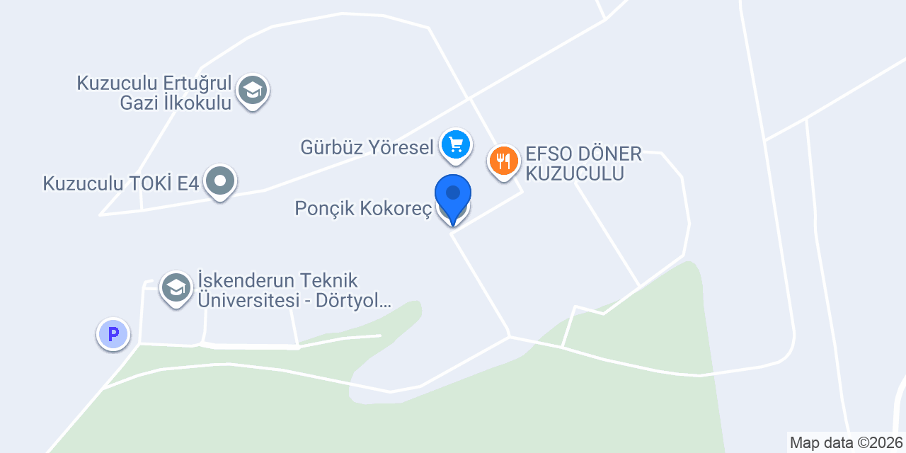Ponçik Kokoreç konumu