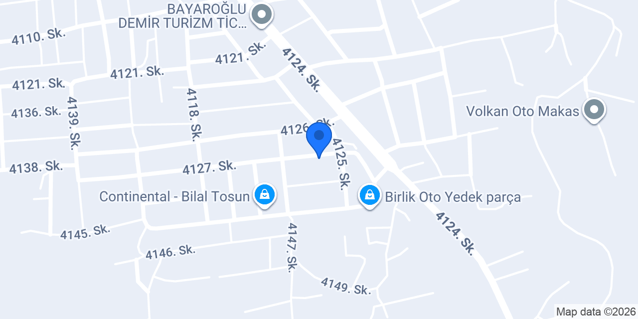 Tunç Ticaret konumu