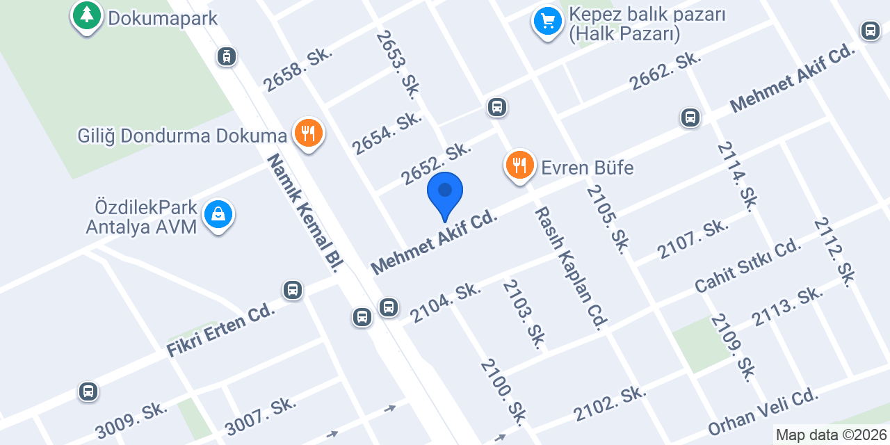 Kemal Bayan Kuaförü konumu
