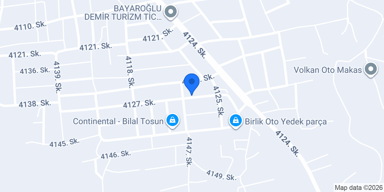 ANTSER OTO YEDEK PARÇA konumu