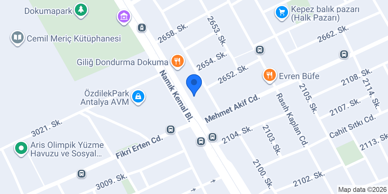 Akdeniz Dondurma Dokuma Subesi konumu