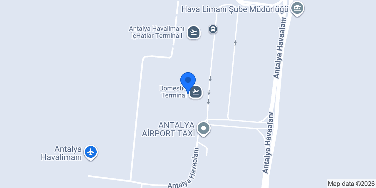 Antalya Transfer-Paradise TRANSFER konumu