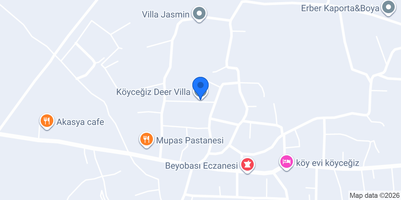 Köyceğiz Deer Villa konumu