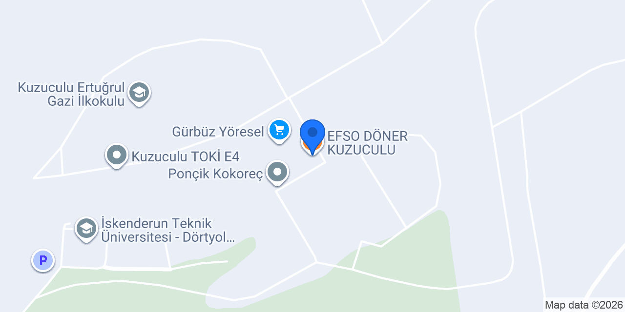 EFSO DÖNER KUZUCULU konumu