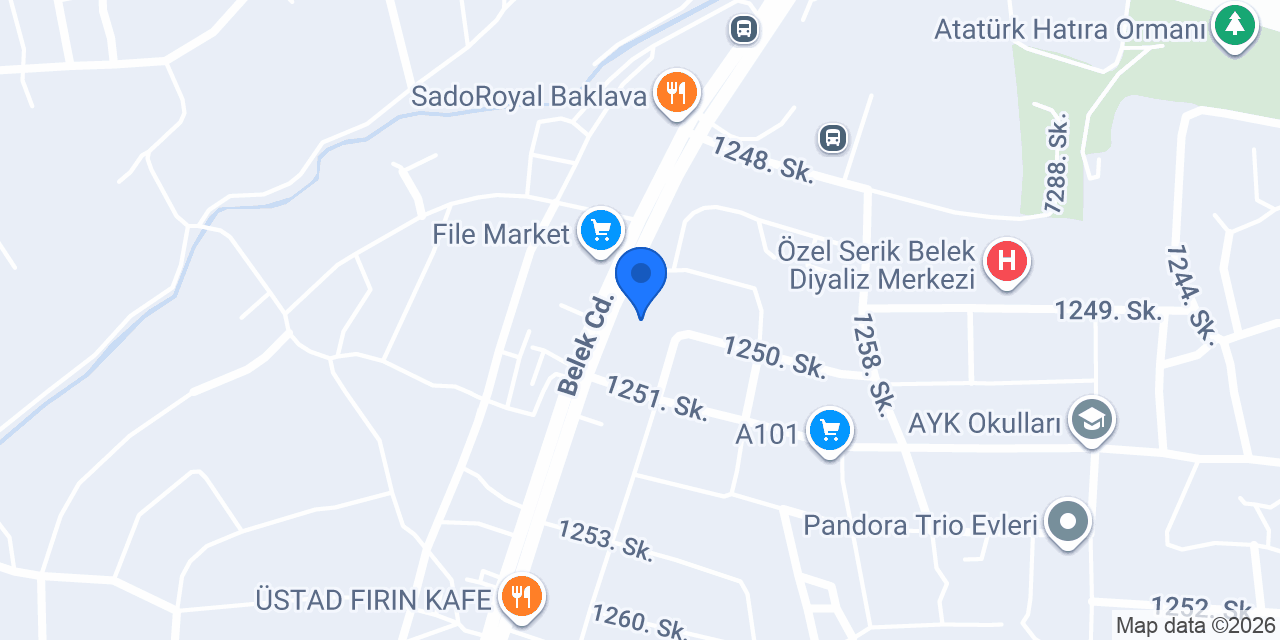 Deniz Sefa Cafe serik konumu