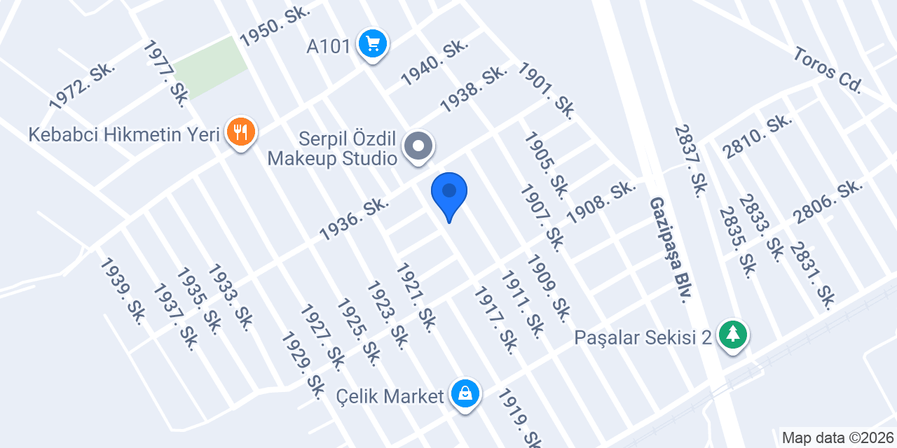Baykan Toptan Elektrik konumu