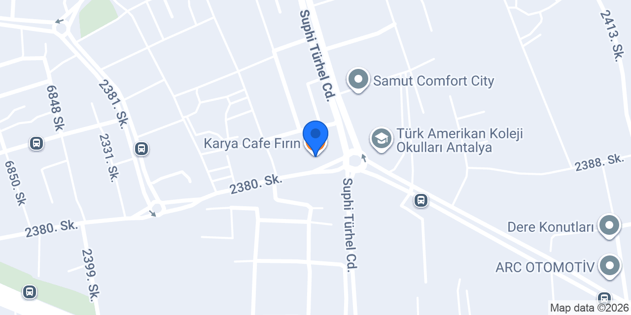 Karya Cafe Fırın konumu