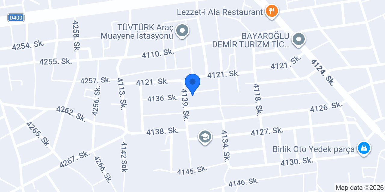 Tenda Banyo Duşakabin konumu