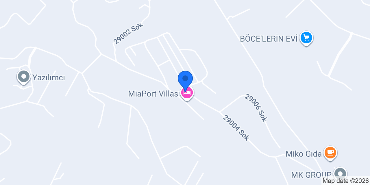MiaPort Villas Satış Ofisi konumu