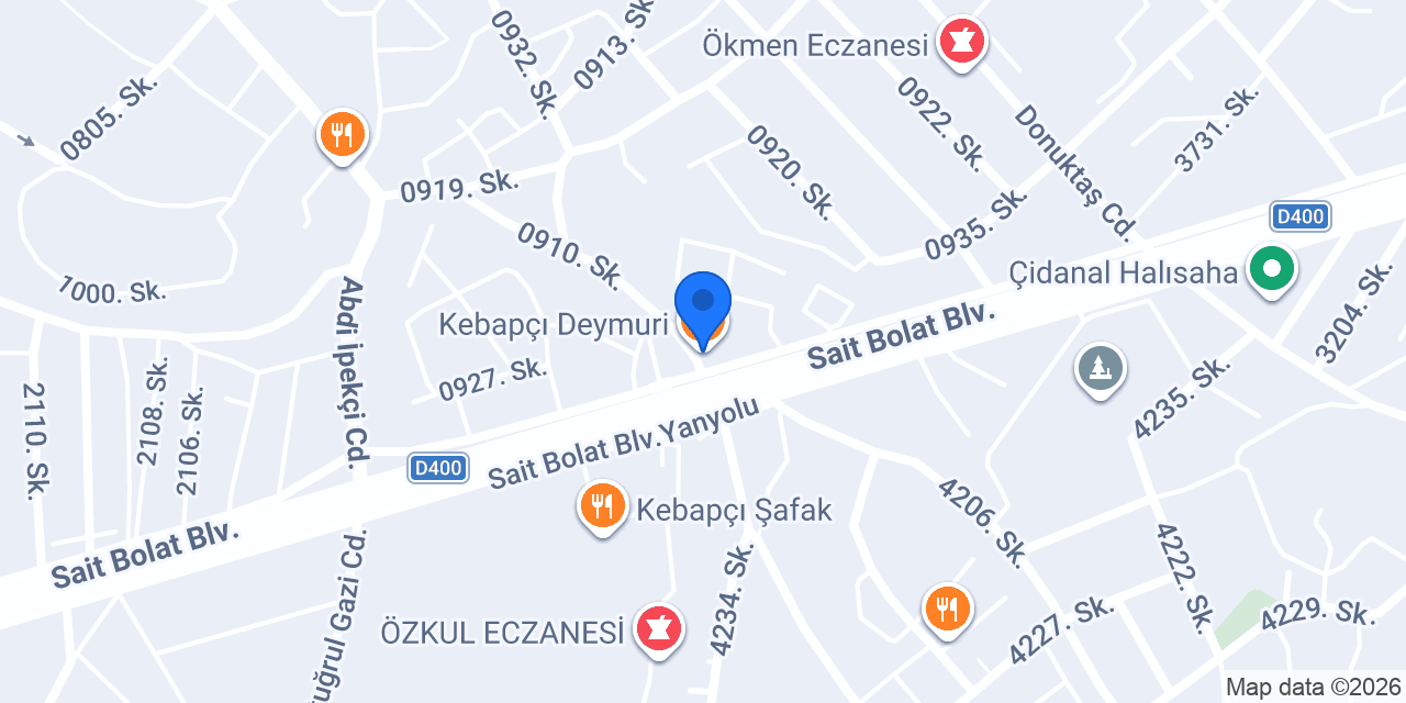 Kebapçı Deymuri konumu