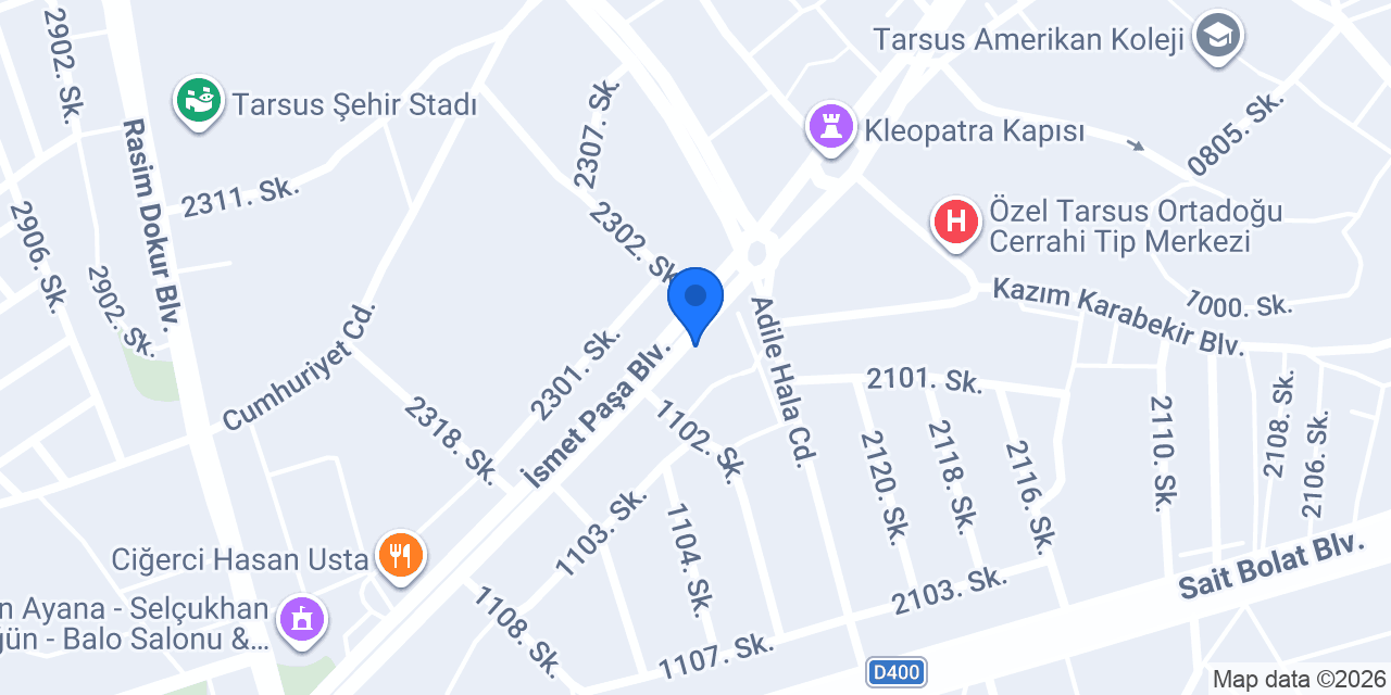 DNZ Turizm konumu