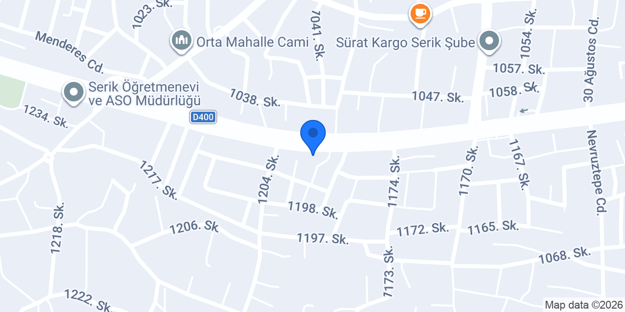 Manavoğlu Oto Galeri konumu