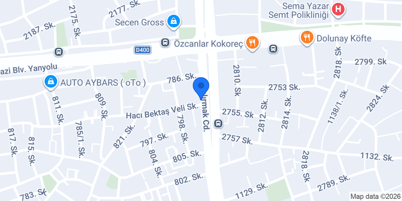 cadde market konumu