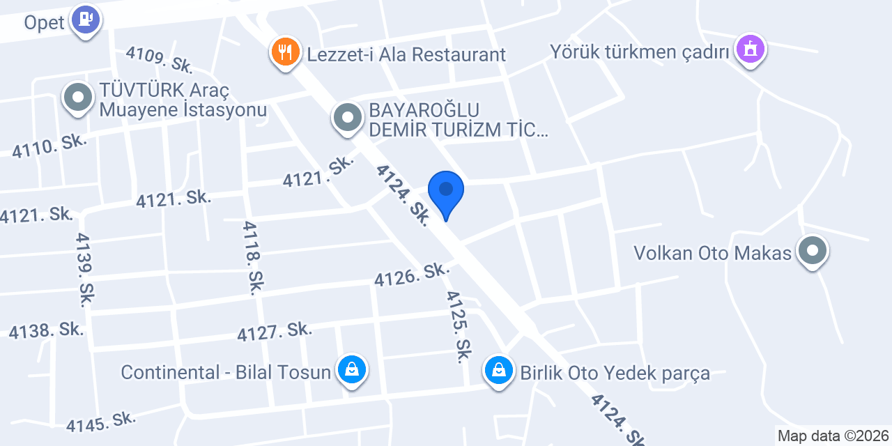 Hüseyin Alkan Auto konumu
