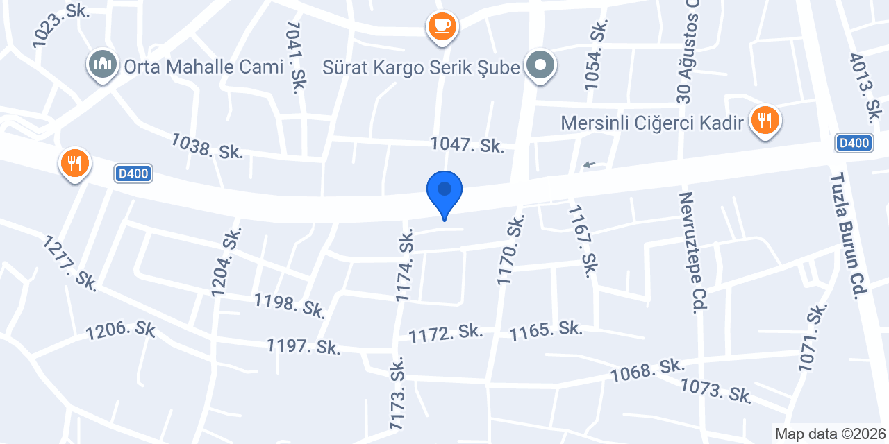 Şeli Otomotiv konumu