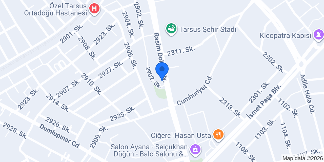 Damaci Ali TARSUS konumu