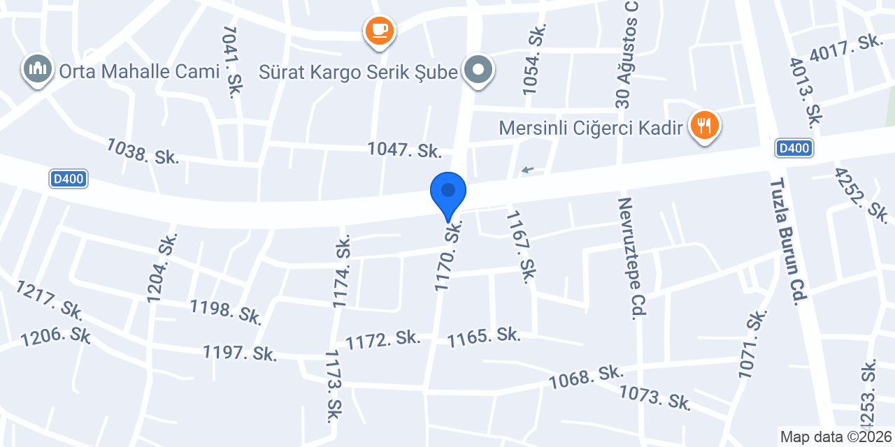 Keskin Otomotiv konumu
