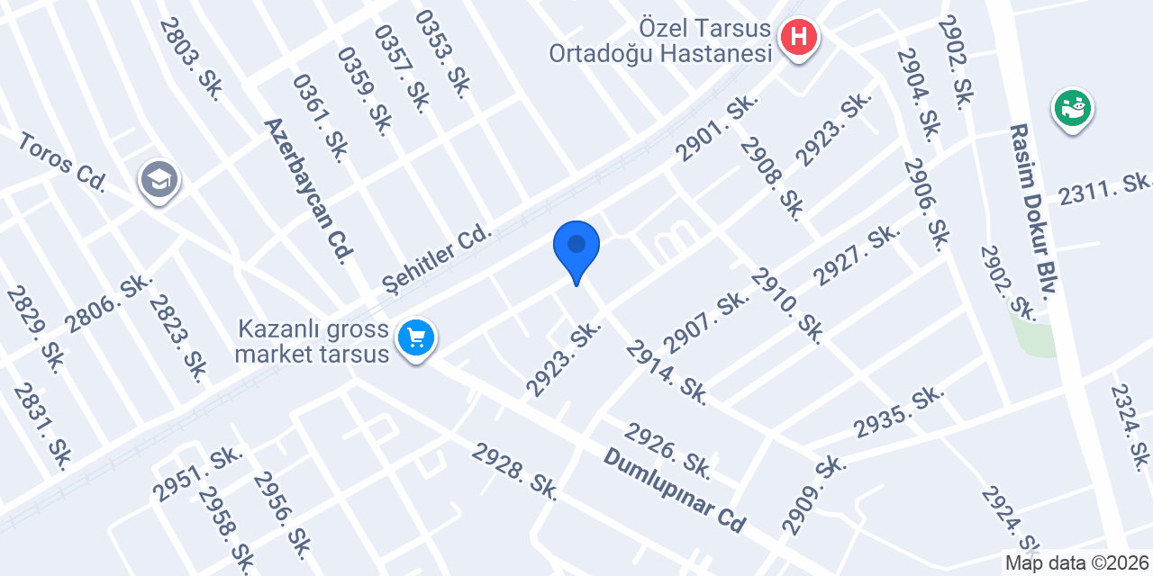 Ömeroglu toptan baklava konumu