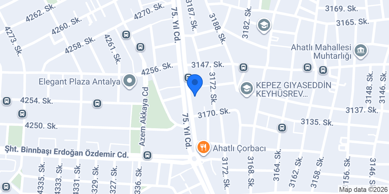 Kepez Boya Ticaret konumu