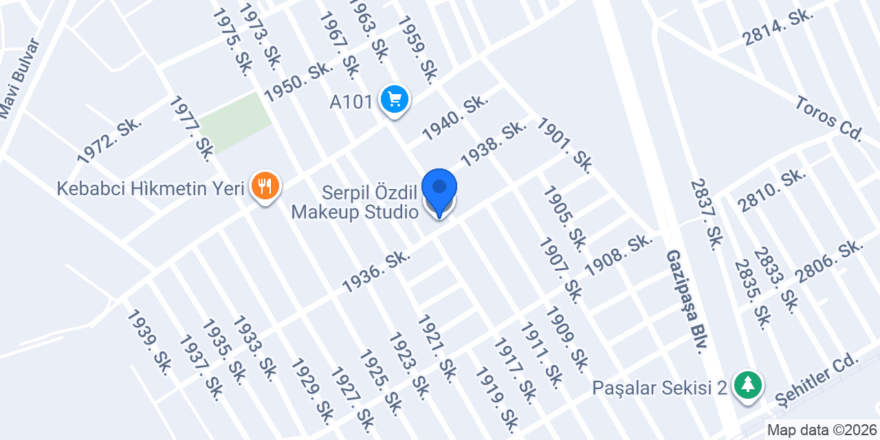 Serpil Özdil Makeup Studio konumu