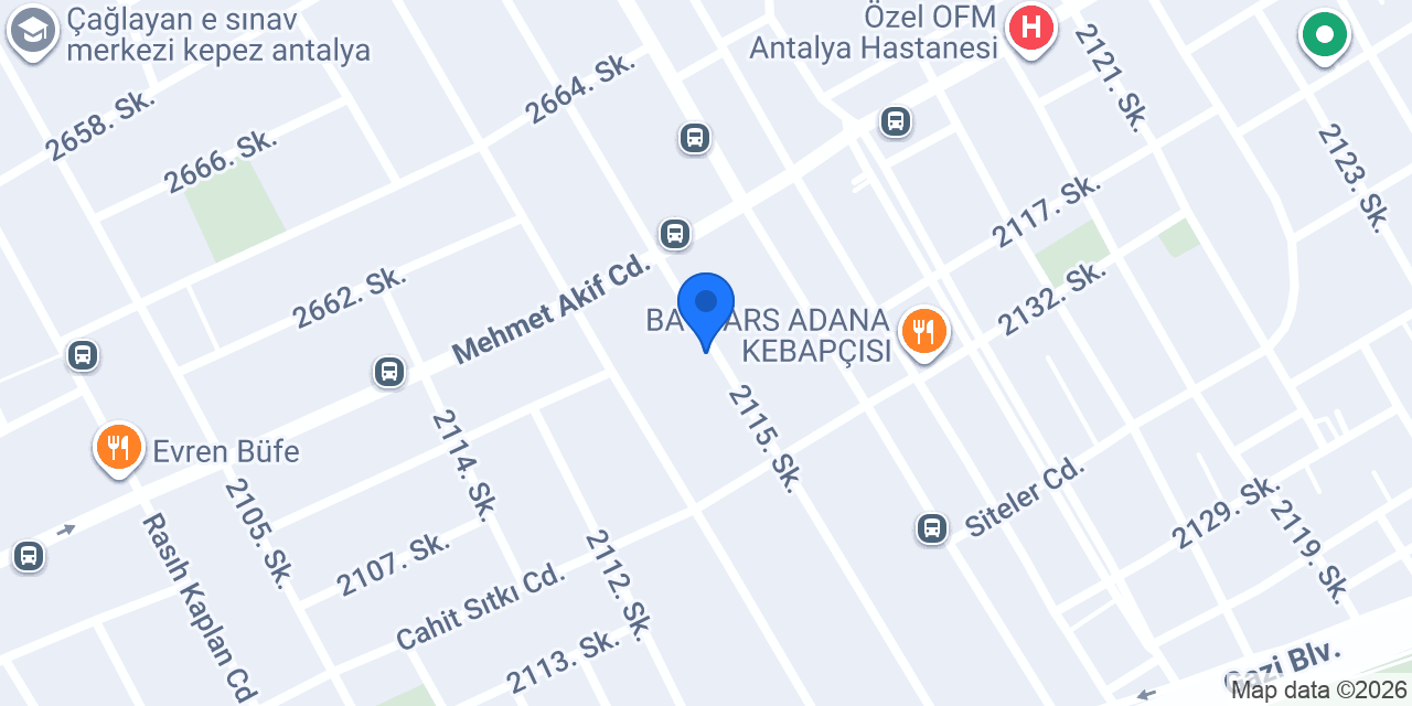 Nice Aktif Yaşam Merkezi konumu