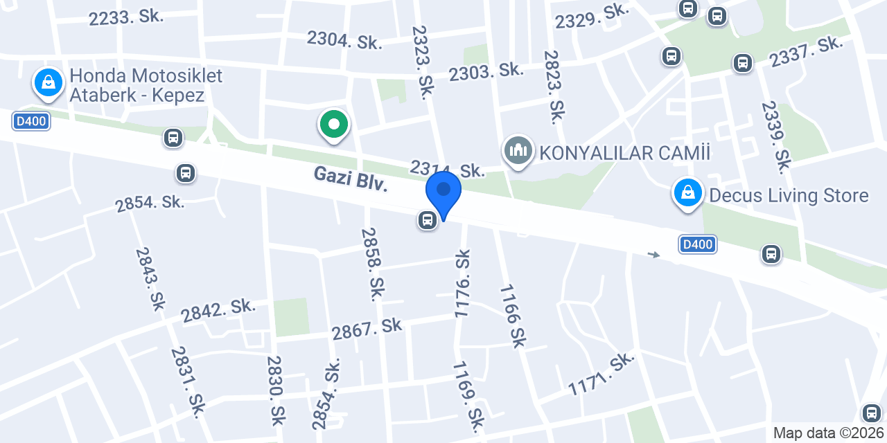 Antalya Modern Mermer & Granit konumu