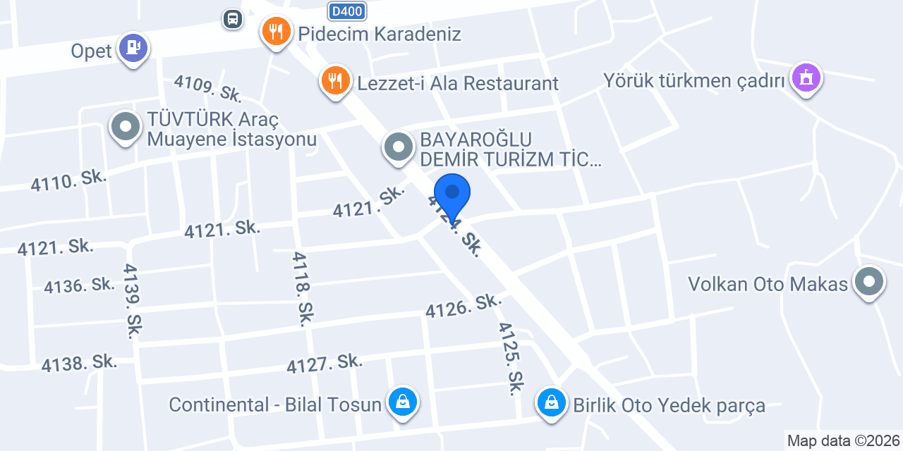 Acar Metal konumu