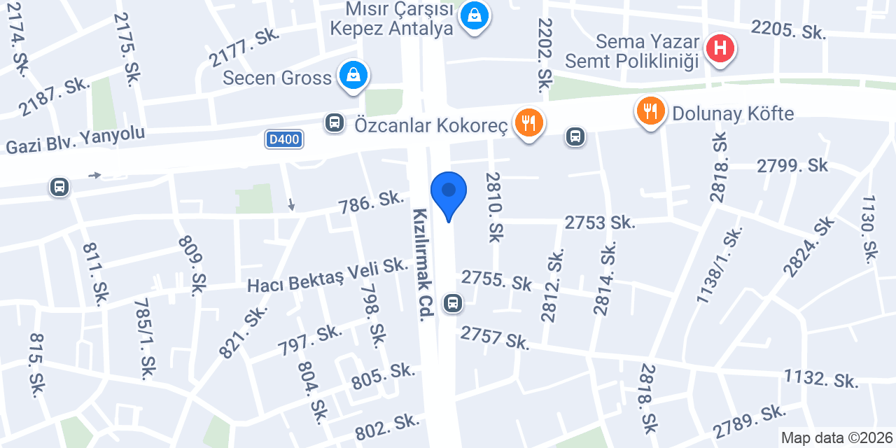 Erciyes Ofset Matbaacılık konumu