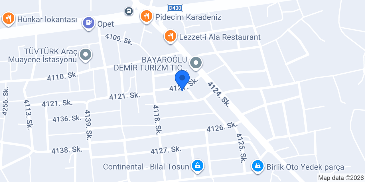 Seral Oto Rot Balans konumu