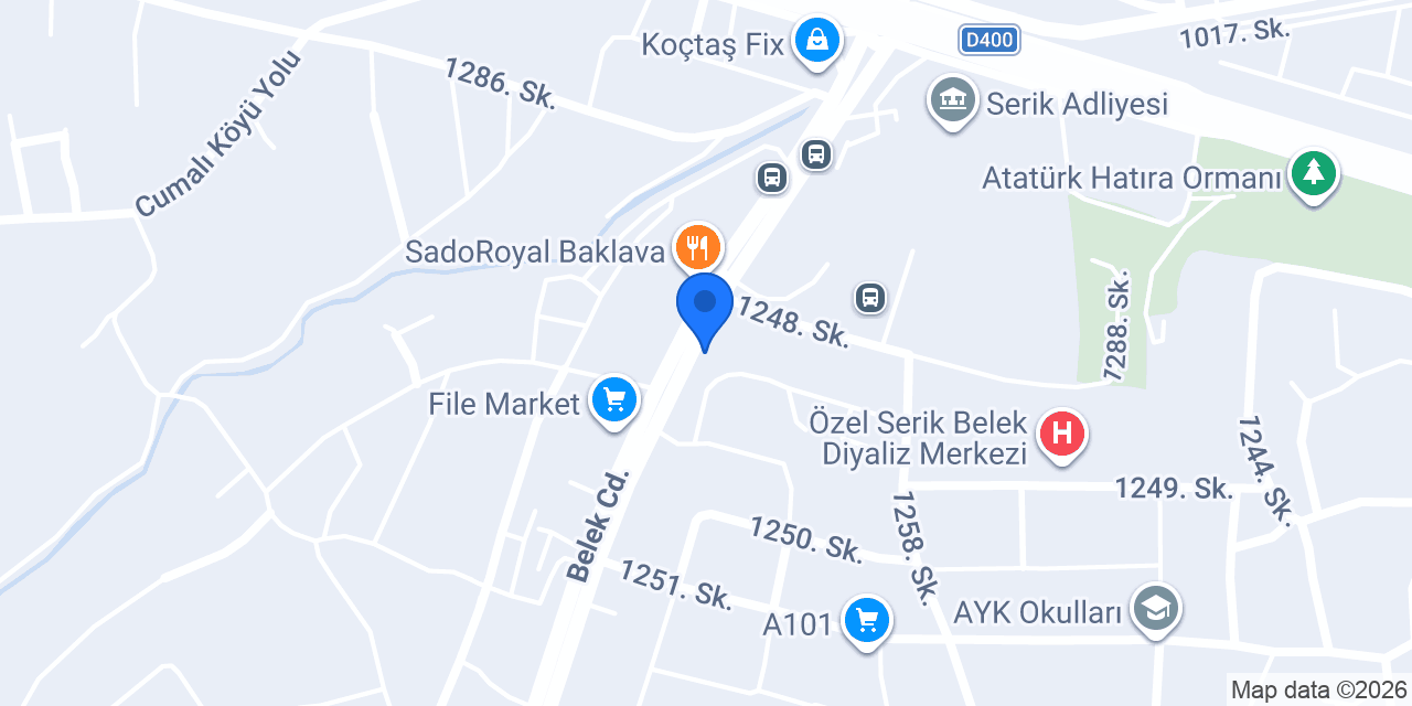 Ak Ticaret Hırdavat konumu