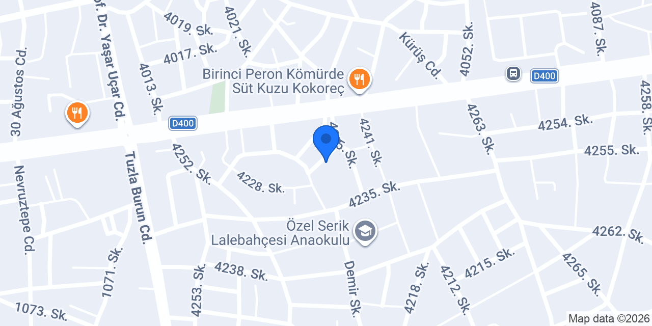 İç Mimar İrem Özcan konumu