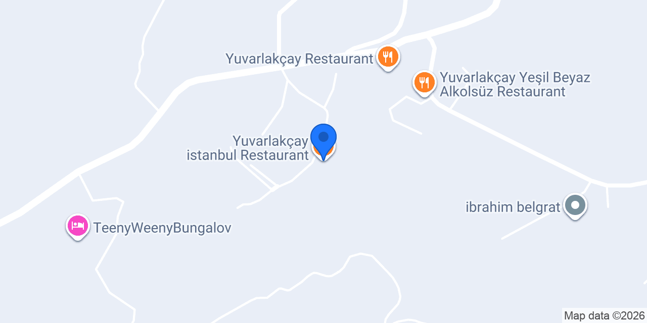 Yuvarlakçay istanbul Restaurant konumu