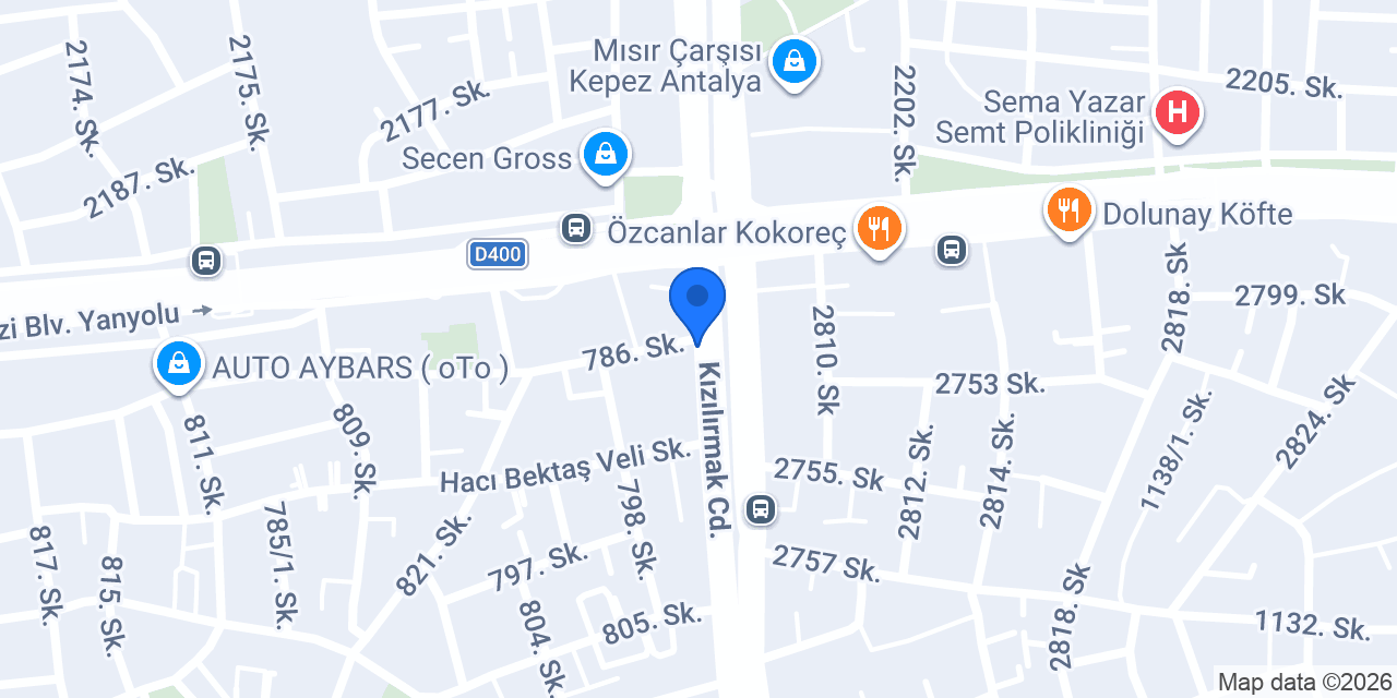Umt Oto Aksesuar konumu