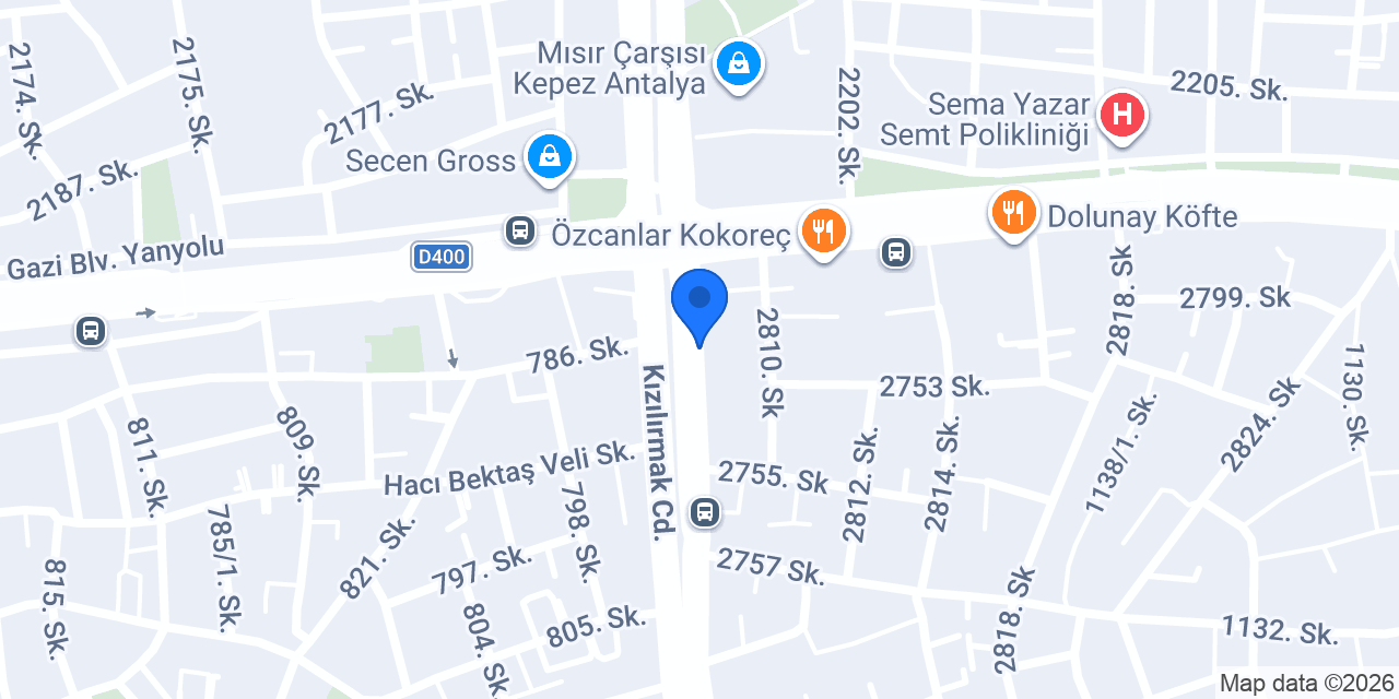Demirel Turizm konumu