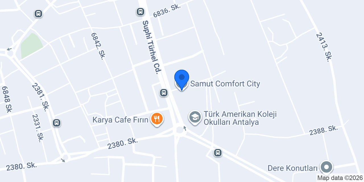 Samut Comfort City konumu