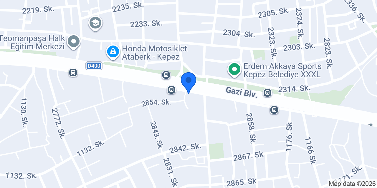 Antalya Evkuran Mobilya konumu