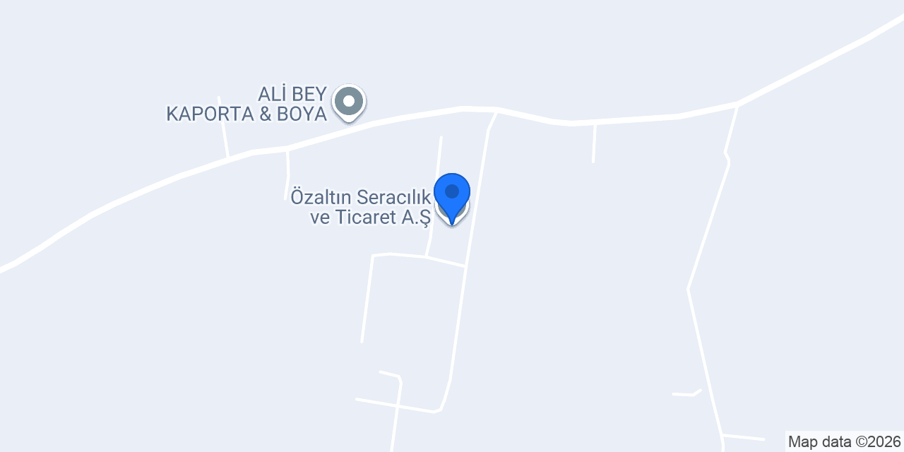 Özaltın Seracılık ve Ticaret A.Ş konumu