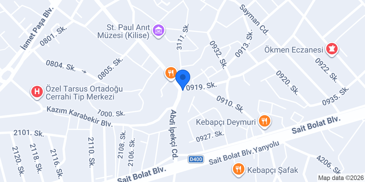 Meşhur Kebapçı Necmi Usta konumu