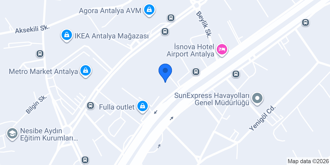 Auto King - Antalya Oto Servis konumu