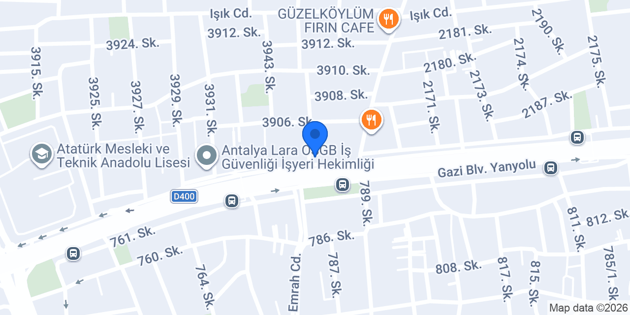 JANTalya Jant Lastik konumu
