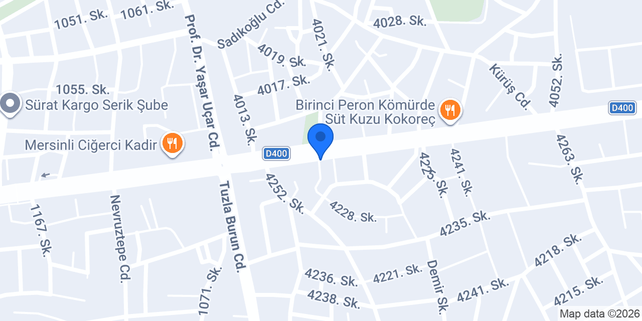 Şefik Otomotiv konumu
