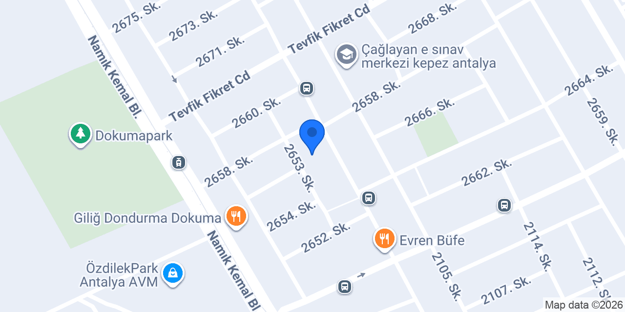 Hüseyin Avni Çöllü Ortaokulu konumu