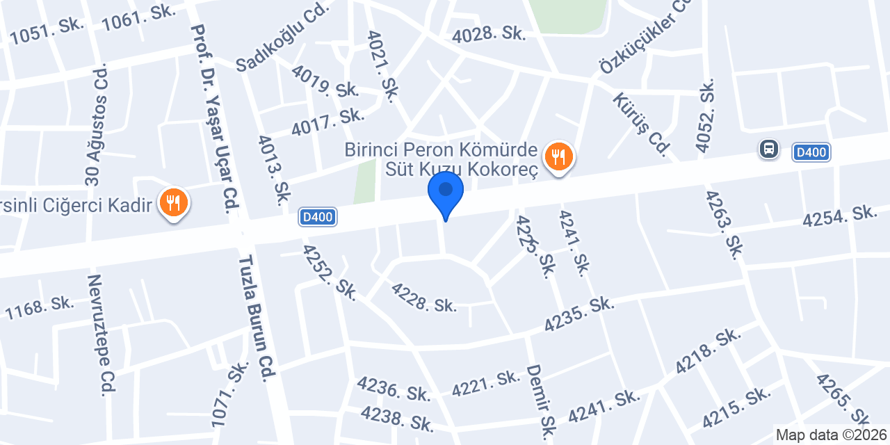 Erdoğan Oto Galeri konumu