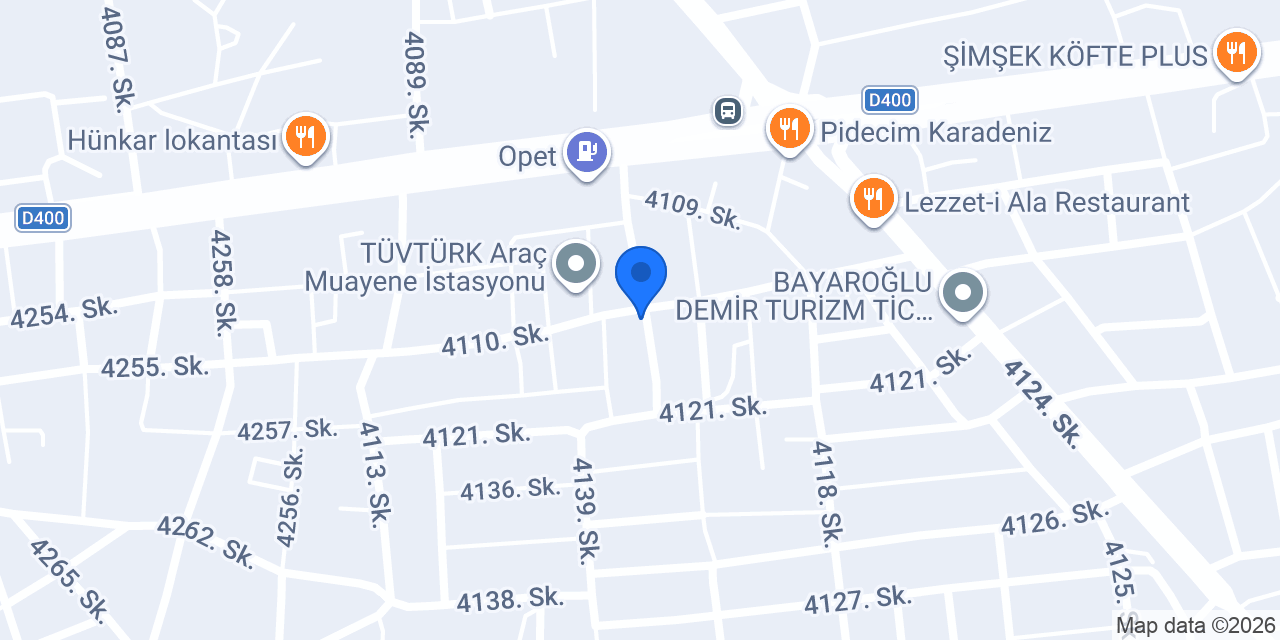 EMRAH OTO YEDEK PARÇA konumu