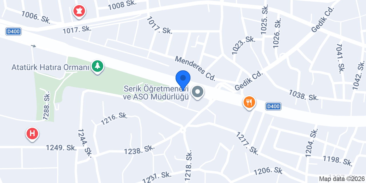 Kaya Otomotiv Serik konumu